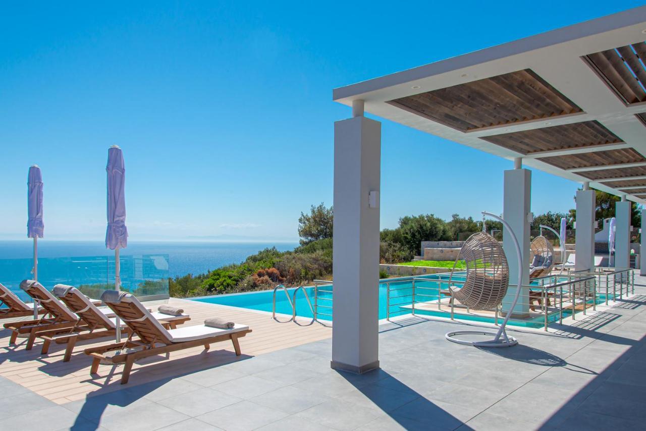 Villa Despina - Marathia View Private Luxury Villa Marathiás Eksteriør bilde