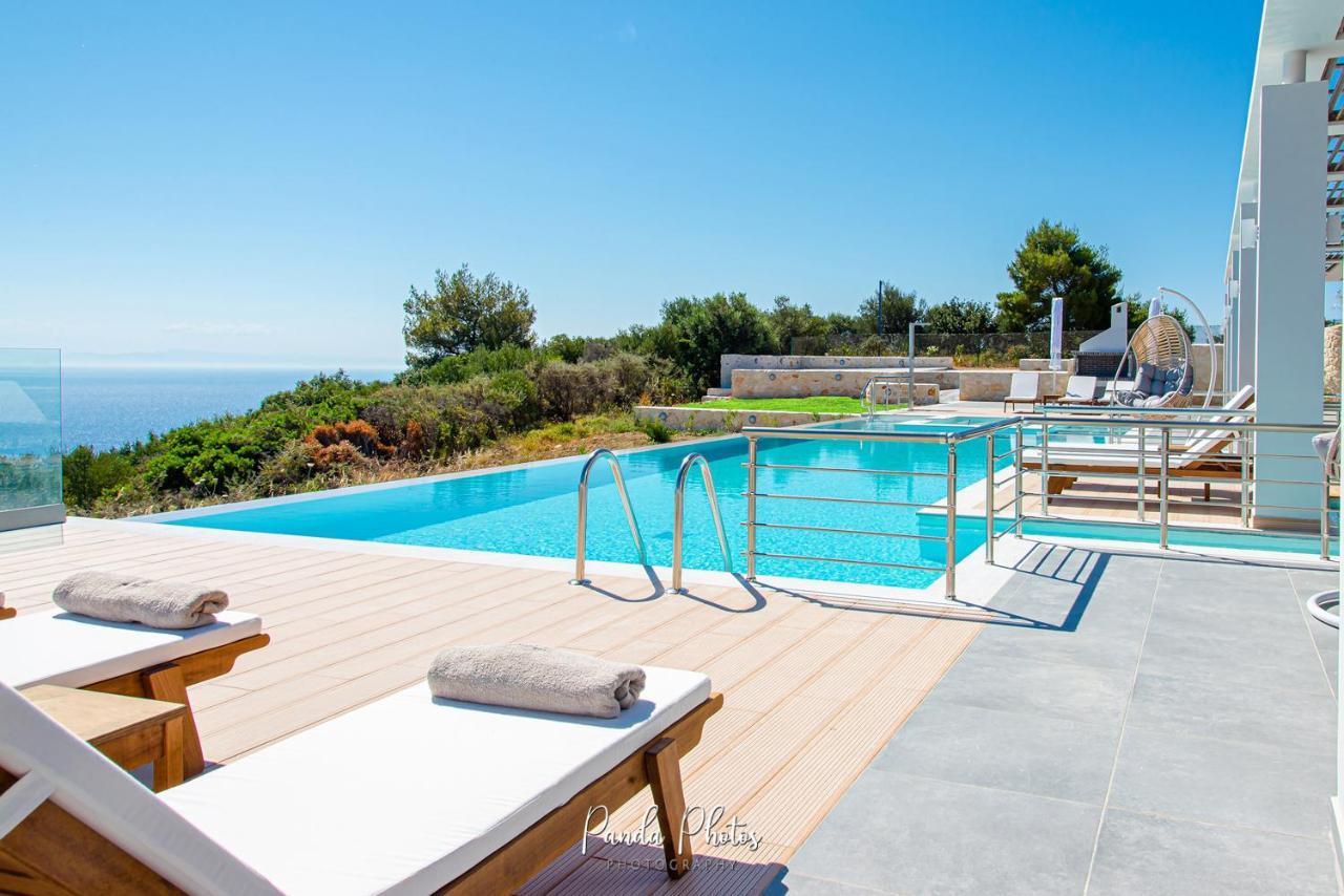 Villa Despina - Marathia View Private Luxury Villa Marathiás Eksteriør bilde